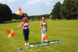 Équipe en activité de team building olympiades
