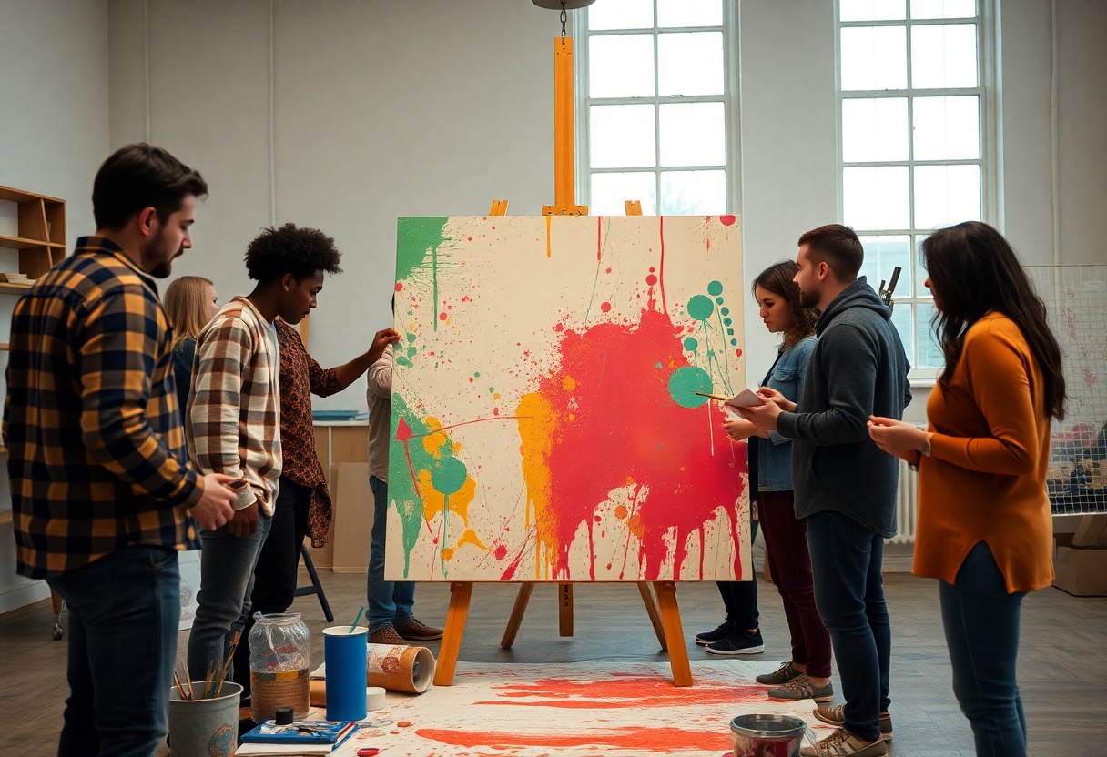 « Peinture Dirigée Et Team Building - Une Recette Gagnante Pour Une équipe Soudée »