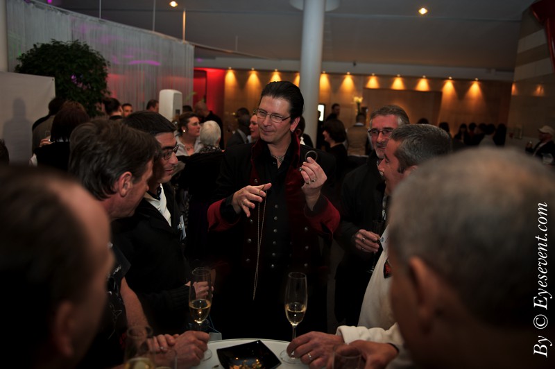 Animation magie au cocktail pour séminaire
